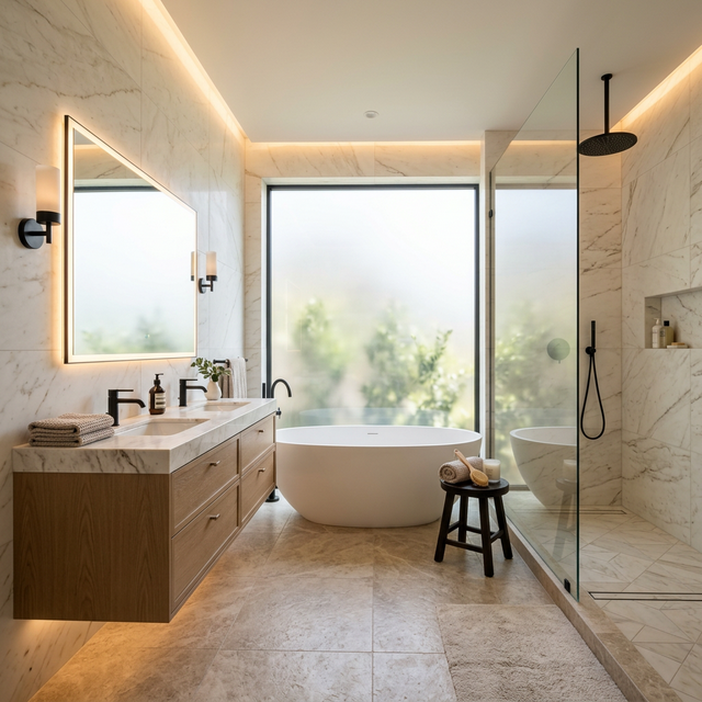 Spa Bathroom Transformation